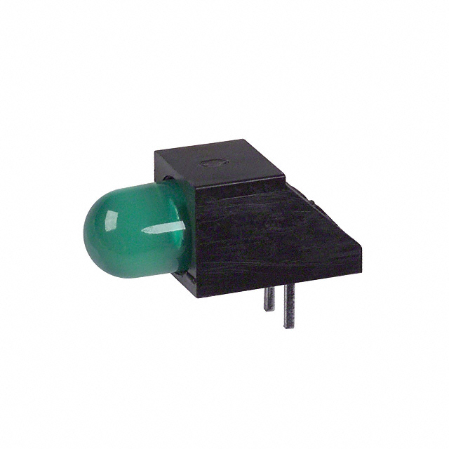 LED CBI 5MM GREEN DIFF RA PC MNT