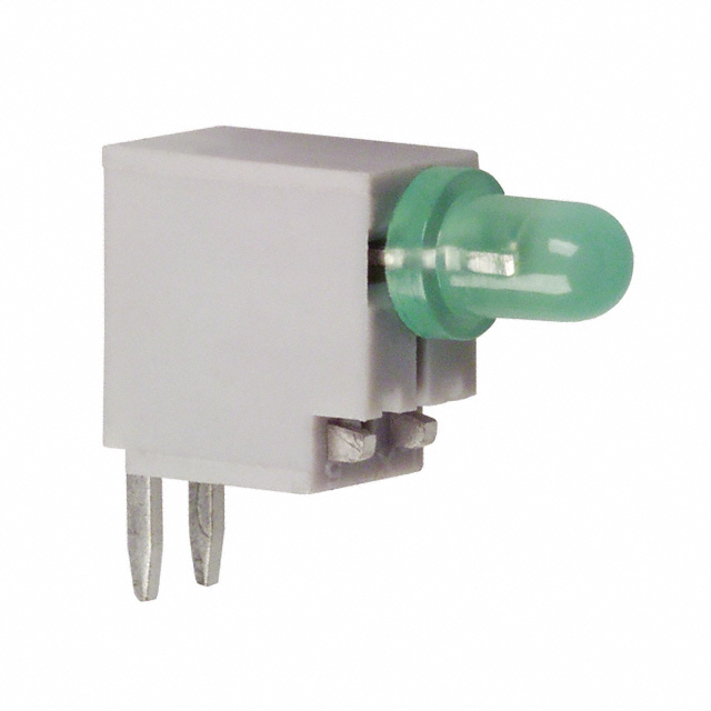 LED CBI 3MM GRN RA PCMNT