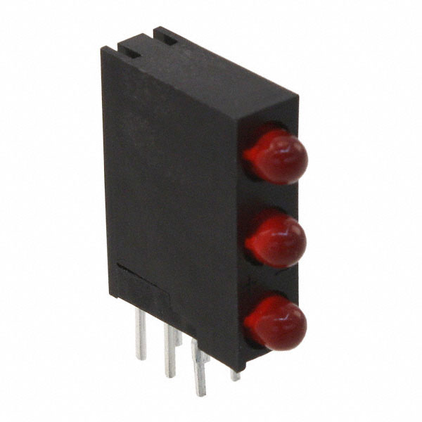 LED CBI 3MM 3X1 RED DIFF RA