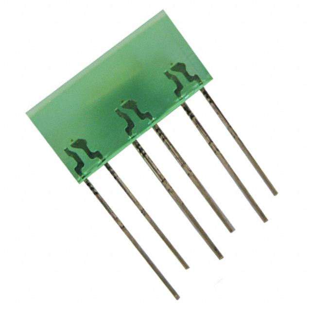 LED LGT BAR 16X5MM GRN DIFF