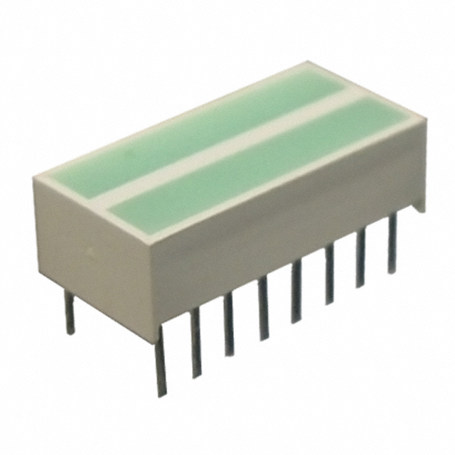 LED CBI 19.05X3.81MM 2SEG G VERT