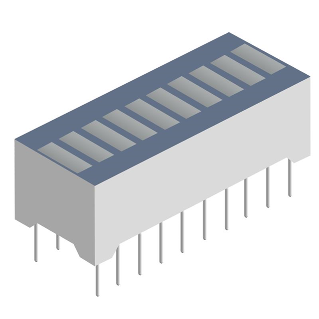 LED CBI 5.08X1.78MM 10SEG G VERT