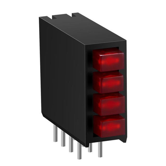 LED CBI 3X2MM QUAD YELLOW RA