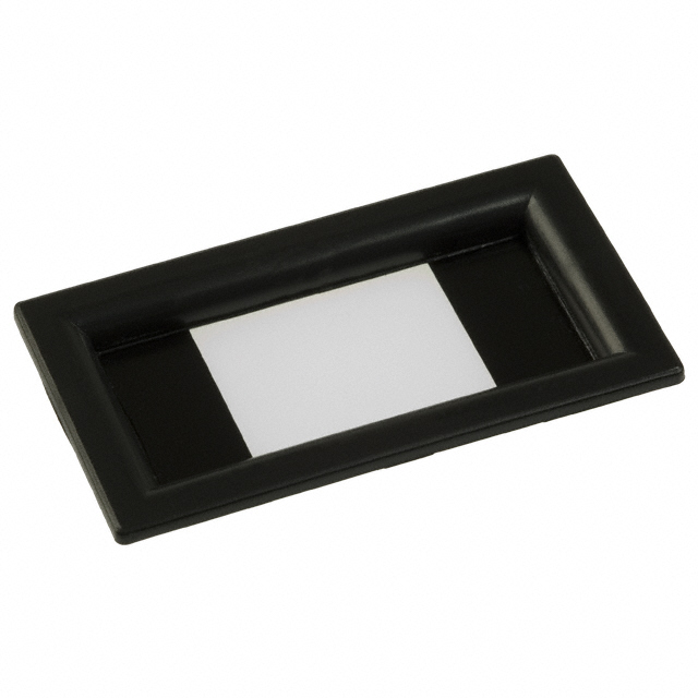 LCD DISPLAY BEZEL BLK W/CLR LENS