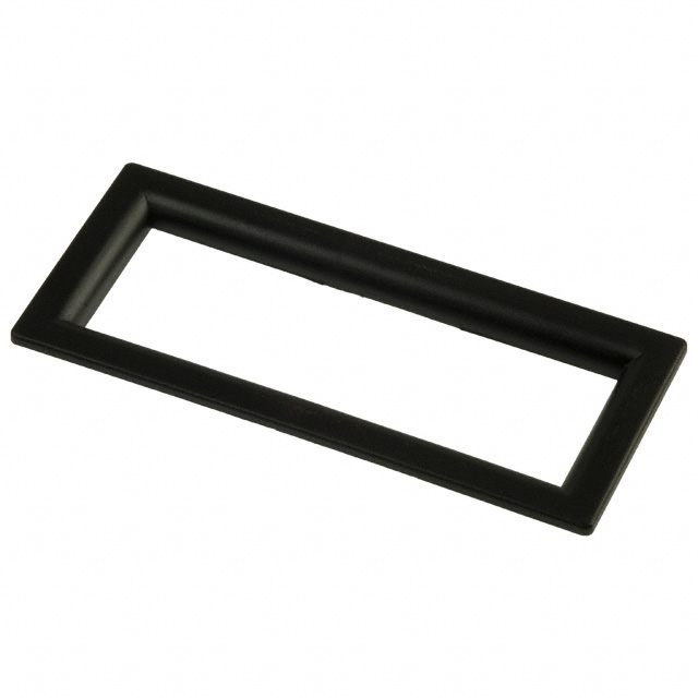 LCD DISPLAY BEZEL BLK W/CLR LENS