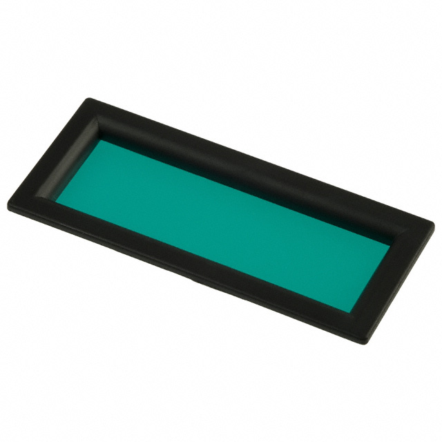 LED DISPLAY BEZEL BLK W/GRN LENS