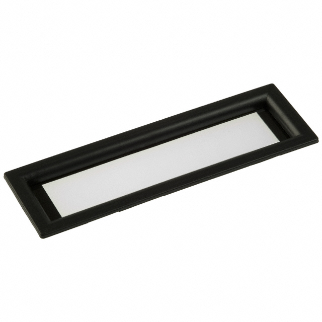 LCD DISPLAY BEZEL BLK W/CLR LENS