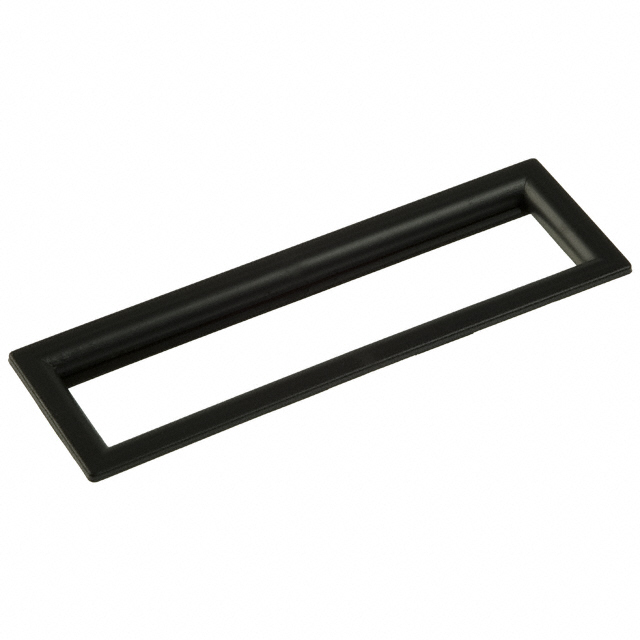 LCD DISPLAY BEZEL BLK W/CLR LENS