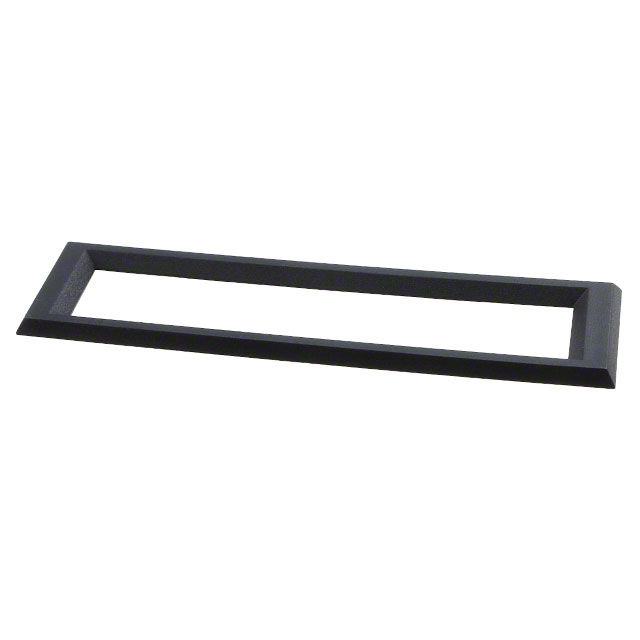 LCD DISPLAY BEZEL BLK W/CLR LENS