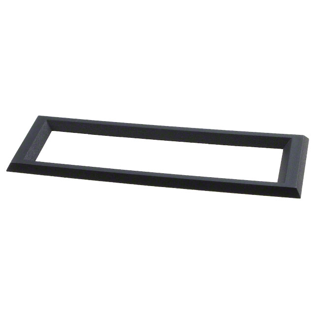 LCD DISPLAY BEZEL BLK W/CLR LENS