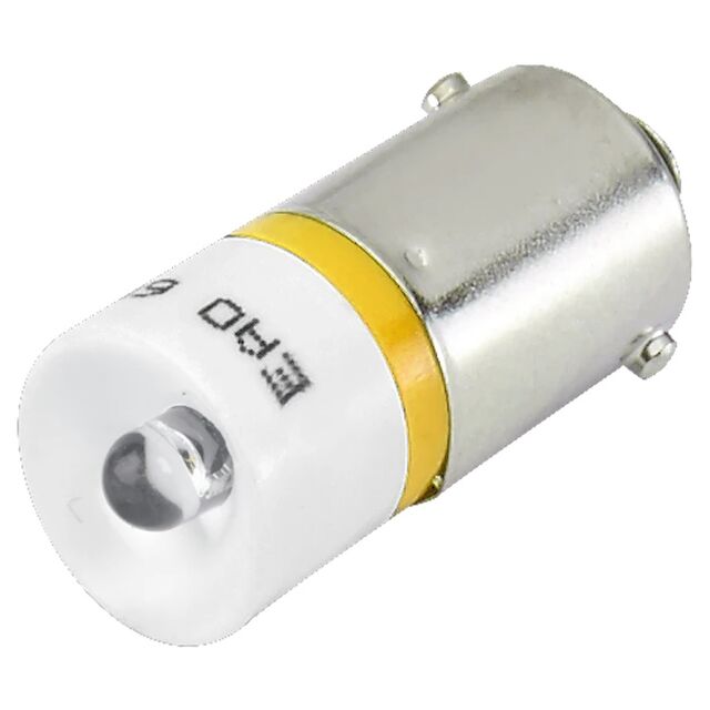 SINGLE-LED, BA9S, YELLOW, 24 - 3