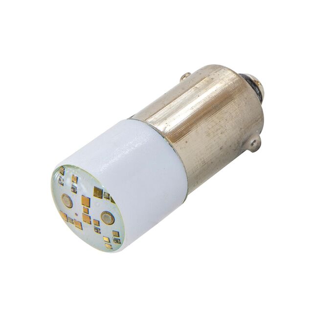 LED LAMP T3-1/4 BA9S WHT 28V AC/