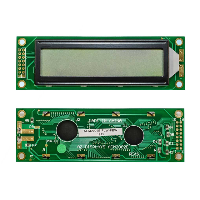 20X2 CHARACTER LCD TRANSMISSIVE