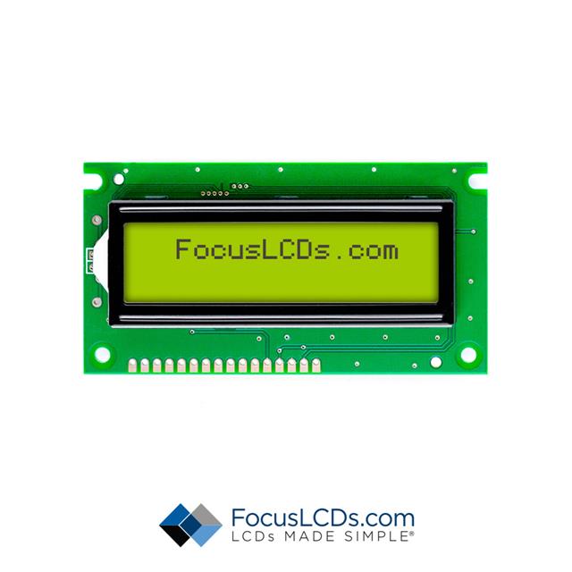 16X2 STN YELLOW/GREEN CHARACTER