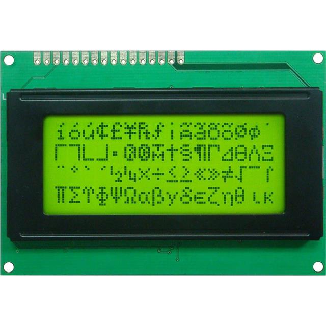 16X4STN-YYELLOW GREEN87*60NP