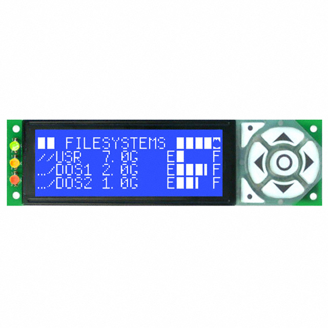 LCD MOD 80DIG 20X4 TRANSMIS BLUE