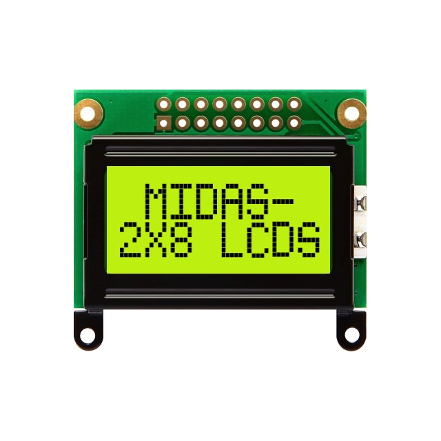 2X8 CHARACTER CHIP-ON-BOARD LCD,