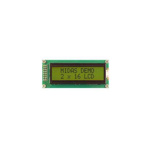 2x16 character chip-on-board LCD