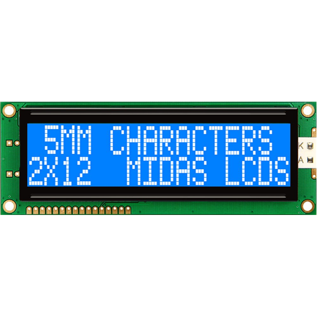 2X16 CHARACTER CHIP-ON-BOARD LCD