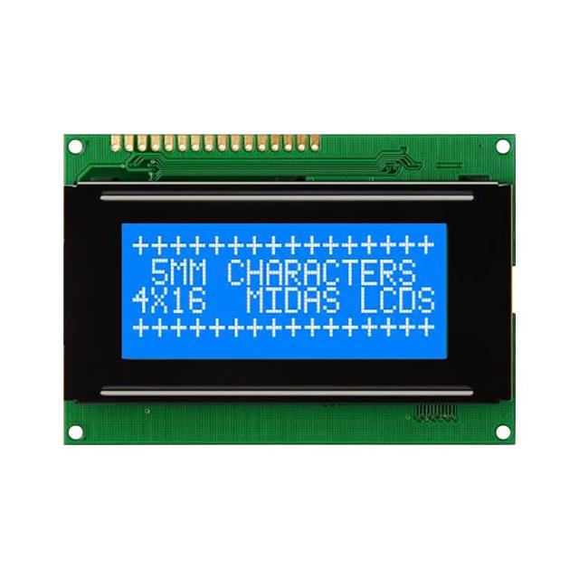 4x16 character chip-on-board LCD