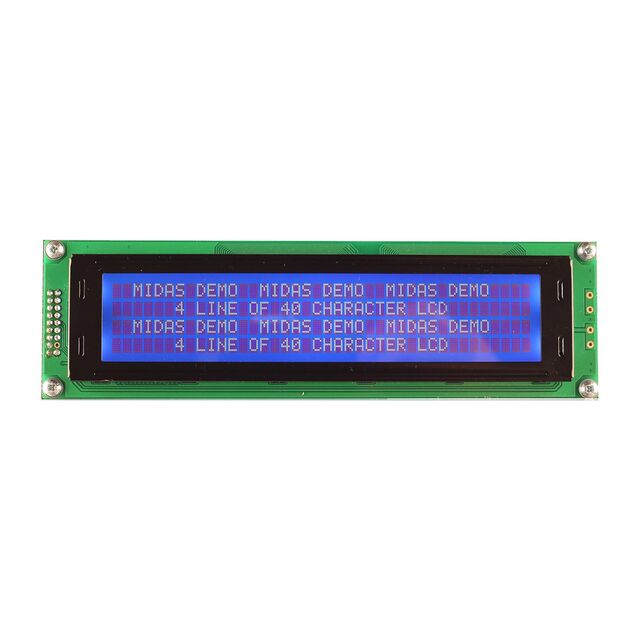 DISPLAY, 4x40 COB LCD, White on