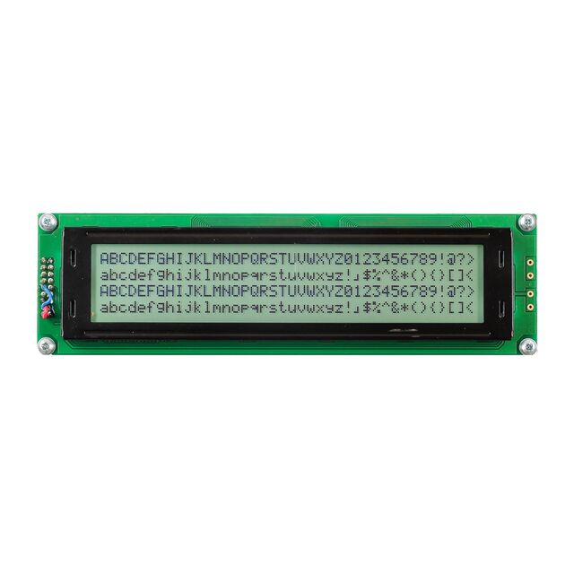 DISPLAY, 4x40 COB LCD, Black on