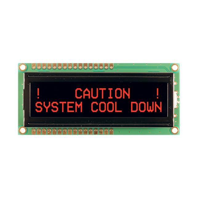 LCD MOD 32DIG 16X2 TRANSMISV RED