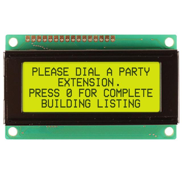 LCD MOD 80DIG 20X4 TRANS YLW/GRN
