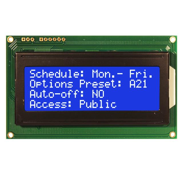 LCD MOD 80DIG 20X4 TRANSMISV WHT