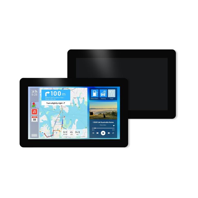 9.0  IPS TFT-LCD, CAPACITIVE TOU
