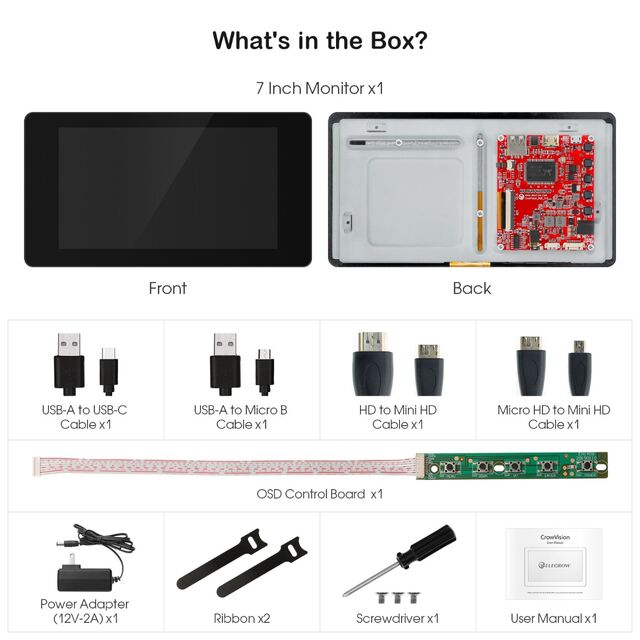 GRAPHIC DISPLAY TFT - 7"