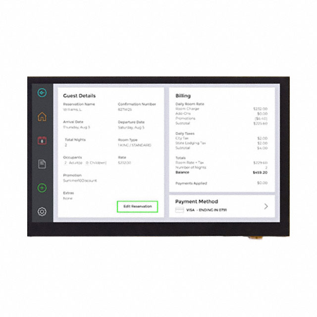 GRAPHIC DISPLAY TFT RGB 7"