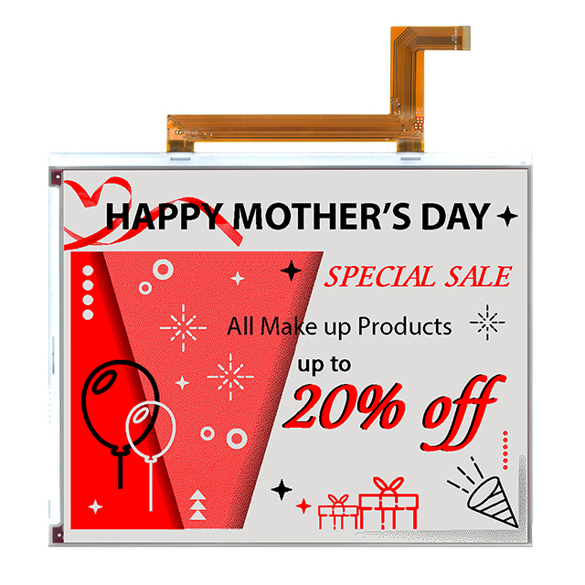 GRAPHIC DISPLAY TFT BLACK RED WH