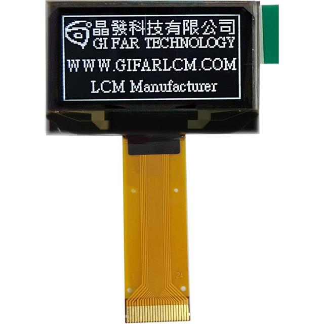 GRAPHIC DISPLAY OLED WHITE 1.54"
