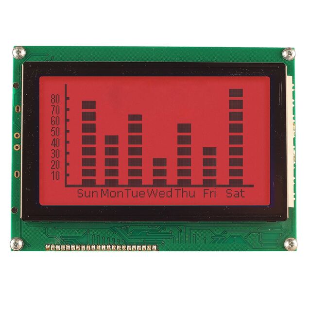 DISPLAY, 240x128 COB LCD, Black