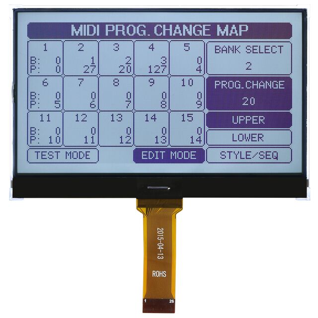 GRAPHIC DISPLAY FSTN BLACK -