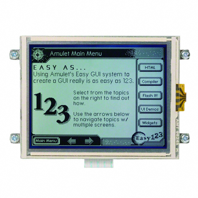 GRAPHIC DISPLAY FSTN BLACK 3.8"