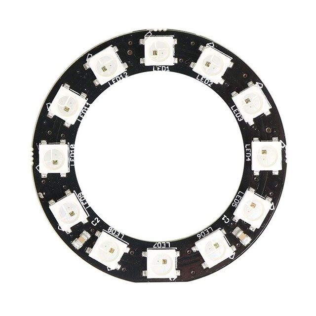 ADDRESS LED RING SERIAL RGB