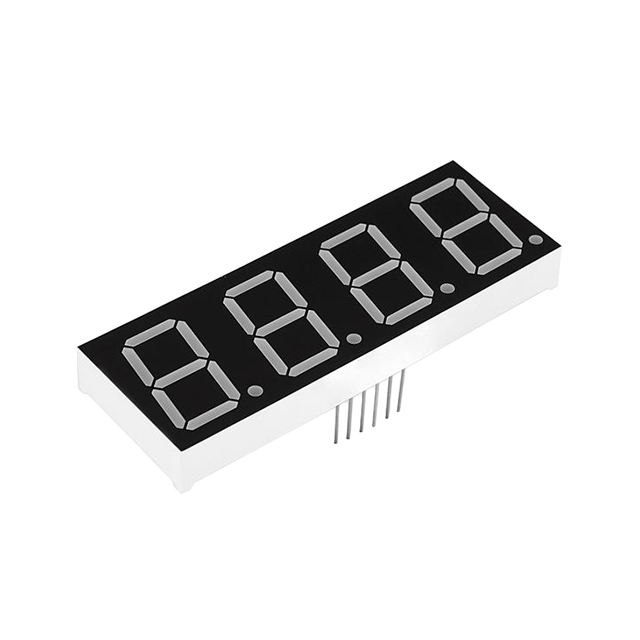 DISPLAY 7-SEG 0.8" QUAD GREEN