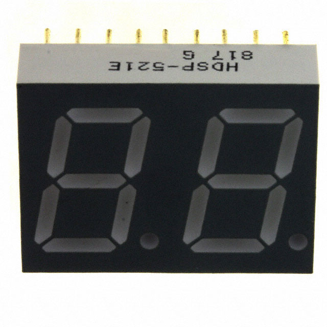 DISPLAY 7SEG 0.56" DBL RED 18DIP