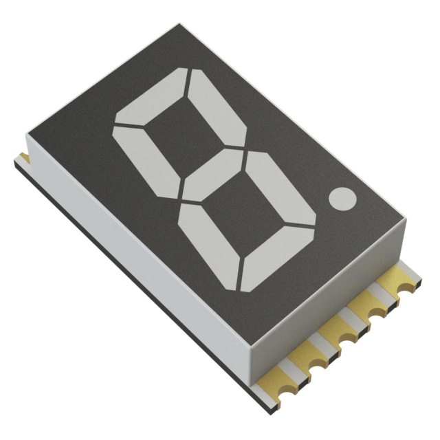 DISPLAY 7SEG 0.3" SGL WHT 10SMD