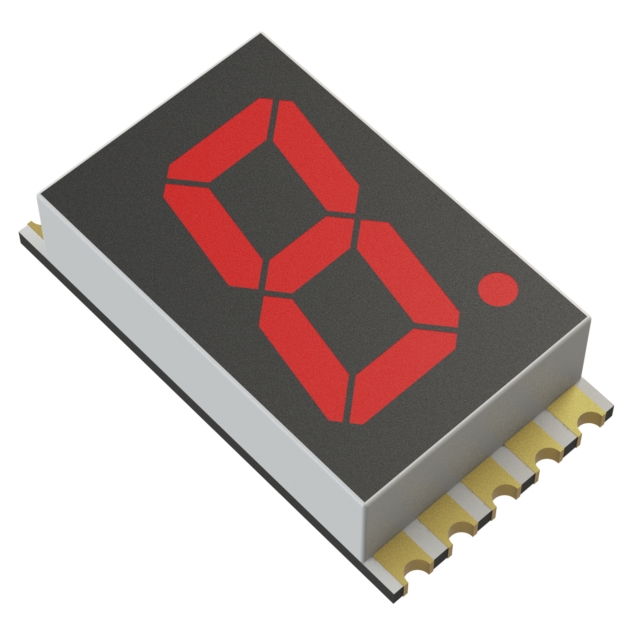 DISPLAY 7SEG 0.56" SGL RED 10SMD