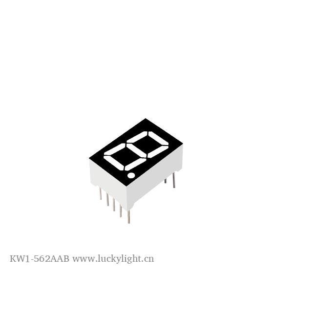 0.56'' 1-DIGIT 7SEG ORG TH DISP