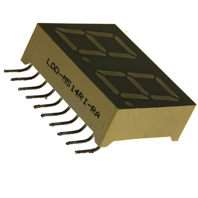 DISP 7SEG 0.56" DBL RED 10SIP RA