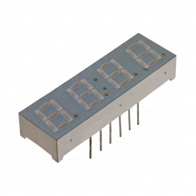DISP 7SEG 0.56" QUAD RED 12DIP