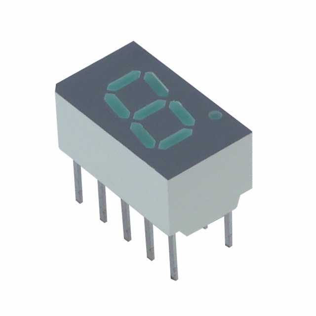 DISPLAY 7SEG 0.3" SGL GRN 10DIP
