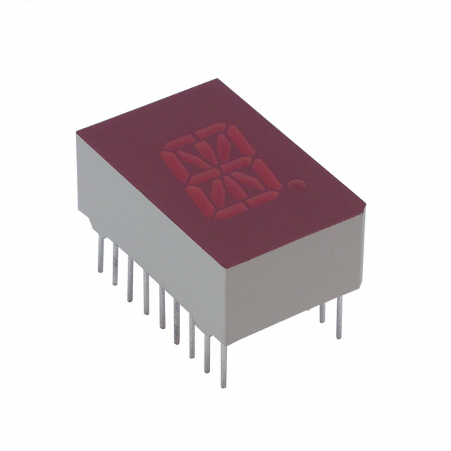 DISPLAY 16SEG 0.5" SGL RED 18DIP