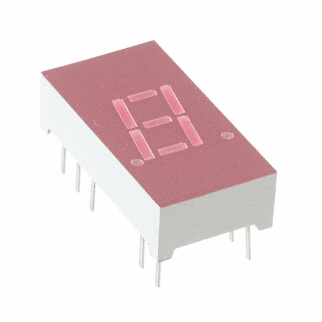 DISPLAY 7-SEG 0.3" SGL RED 14DIP