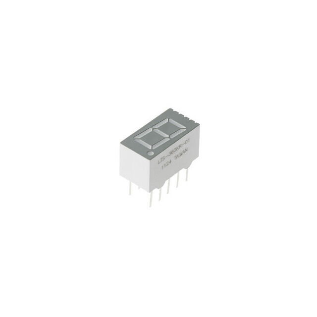 DISPLAY 7-SEG 0.3" SGL RED 10DIP