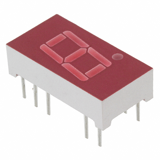 DISPLAY 7-SEG 0.4" SGL RED 14DIP
